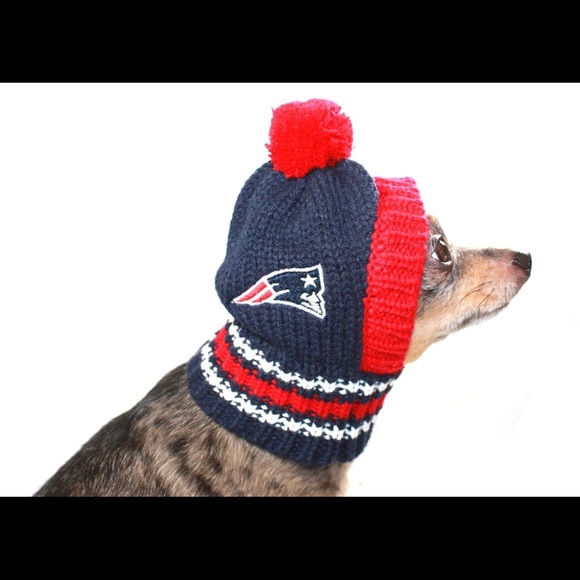 New England Patriots NFL Dog Pet Knit Hat - Picture 6 of 7